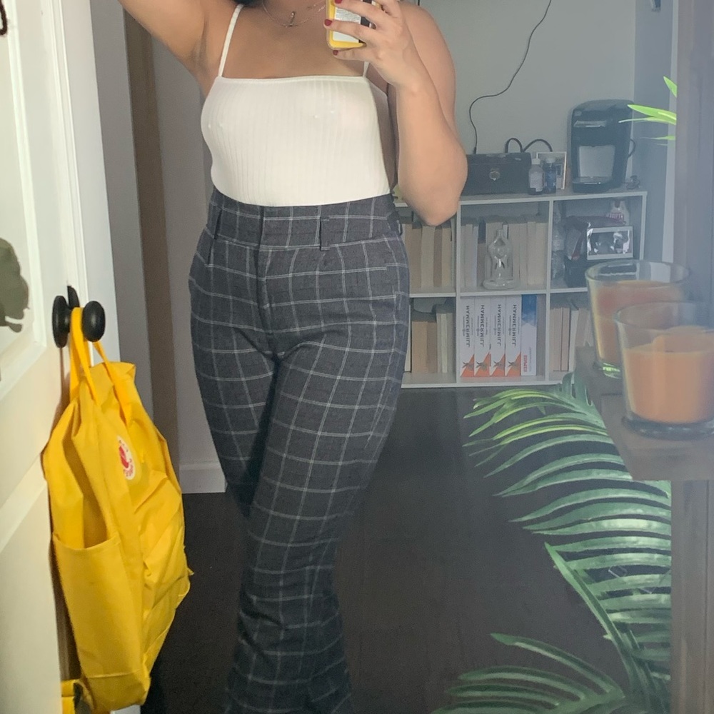 Plaid trousers